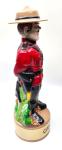 1970s Handpainted Alberta Whiskey Decanter - Royal Mountie