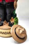 1970s Handpainted Alberta Whiskey Decanter - Royal Mountie