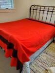 Hudson Bay 6 Point Scarlet Red Wool Blanket