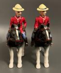 Hand Painted 7" Vintage Mountie Figurine