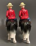 Hand Painted 7" Vintage Mountie Figurine