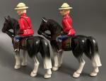 Hand Painted 7" Vintage Mountie Figurine