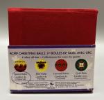 Hand Painted Glass RCMP Ornament - Sunset Rider