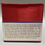 Hand Painted Glass RCMP Ornament - Sunset Rider