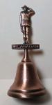 Canadian Mountie Copper Bell - Vintage 4.5" Souvenir