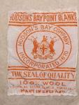 Hudson Bay Vintage 4-Point Wool Blanket