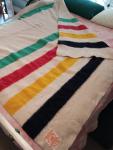 Hudson Bay Vintage 4-Point Wool Blanket