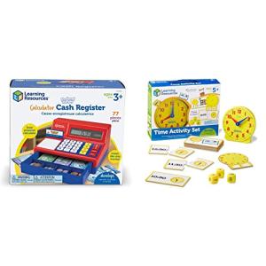 Kids Vintage Cash Register Playset with Canadian Money