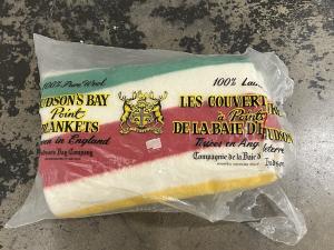 Rare 1970s Hudson's Bay Wool Blanket