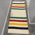 Hudson’s Bay Point Vintage Wool Blanket, Gold 86"x70