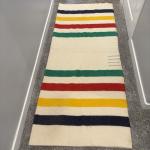 Hudson’s Bay Point Vintage Wool Blanket, Gold 86"x70