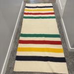 Hudson’s Bay Point Vintage Wool Blanket, Gold 86"x70