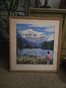 1950s Framed Canadian Scenic Photo - CNR