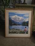1950s Framed Canadian Scenic Photo - CNR