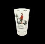 Vintage Royal Canadian Mountie Frosted Glass Souvenir