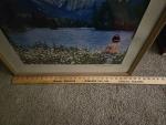 1950s Framed Canadian Scenic Photo - CNR
