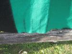 Hudson Bay Vintage Wool Blanket Emerald Green 93"x74