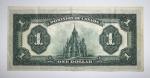 1923 Dominion of Canada Large $1 Bill