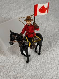 RCMP Officer on Horse Christmas Ornament