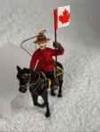 RCMP Officer on Horse Christmas Ornament