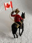 RCMP Officer on Horse Christmas Ornament