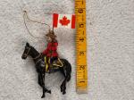RCMP Officer on Horse Christmas Ornament