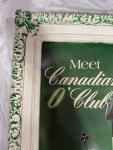 1960s Canadian Club "Honorary Irishman" Bar Sign