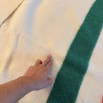 Vintage Hudson Bay Multicolor Wool Blanket 90x100