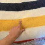 Vintage Hudson Bay Multicolor Wool Blanket 90x100