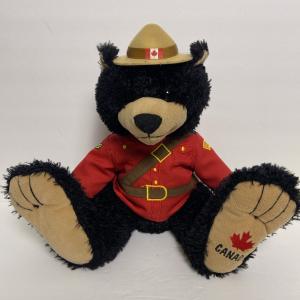 Canadian Mountie Bear in Red Uniform