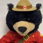 Canadian Mountie Bear in Red Uniform