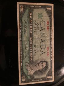 1967 Canadian Dollar Banknote - Confederation Centennial