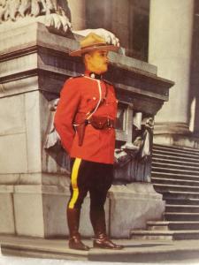 1960s Royal Canadian Mounted Police Vancouver Postcard