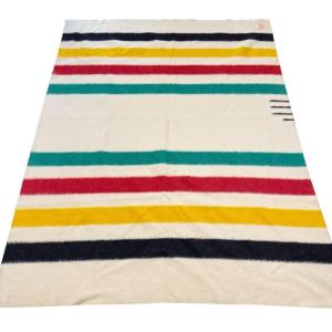 Hudson's Bay Wool Stripes Blanket, 64" x 82
