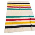 Hudson's Bay Wool Stripes Blanket, 64" x 82