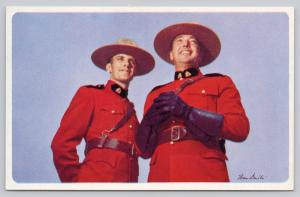 Royal Canadian Mounted Police Vintage Postcard