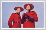 Royal Canadian Mounted Police Vintage Postcard