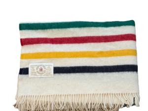 Hudson's Bay Vintage Wool Caribou Throw Blanket