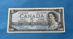 1954 Canadian Five Dollar Bill Featuring Queen Elizabeth