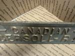 Vintage Ingersoll-Rand Cast Metal Sign - Green