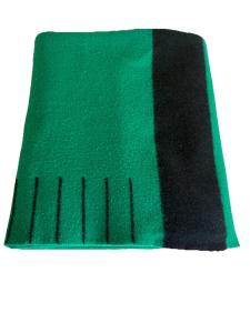 Hudson's Bay 6-Point Wool Queen Blanket - Emerald Green