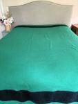 Hudson's Bay 6-Point Wool Queen Blanket - Emerald Green