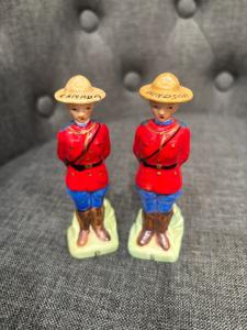 Canadian Mounties Salt & Pepper Shaker Set