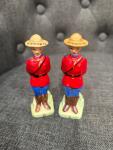 Canadian Mounties Salt & Pepper Shaker Set