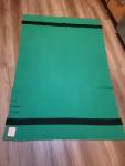 Hudson's Bay Vintage Wool Blanket Twin Green