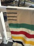 Hudson Bay Striped Wool Blanket - Double Size