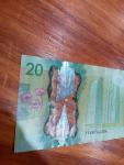 2012 Canadian $20 Dollar Polymer Banknote