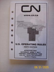 Canadian National Railroad Operating Rules, 9th Edition