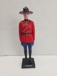Vintage Canadian Mountie 8" Plastic Figure