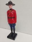 Vintage Canadian Mountie 8" Plastic Figure